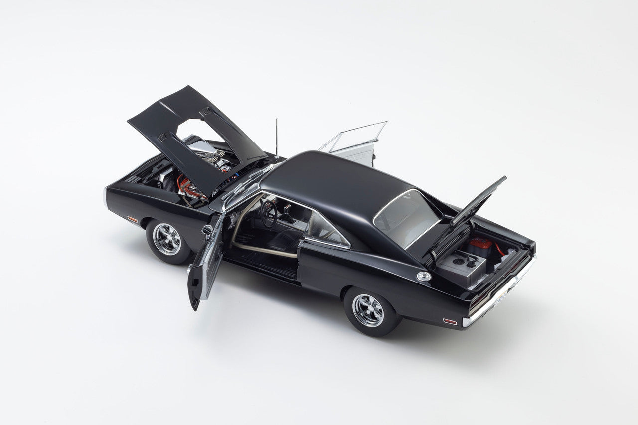 1/18 - Dodge Charger R/T 1970 "Fast & Furious" Black - Kyosho - K08974FF