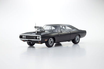 1/18 - Dodge Charger R/T 1970 "Fast & Furious" Black - Kyosho - K08974FF