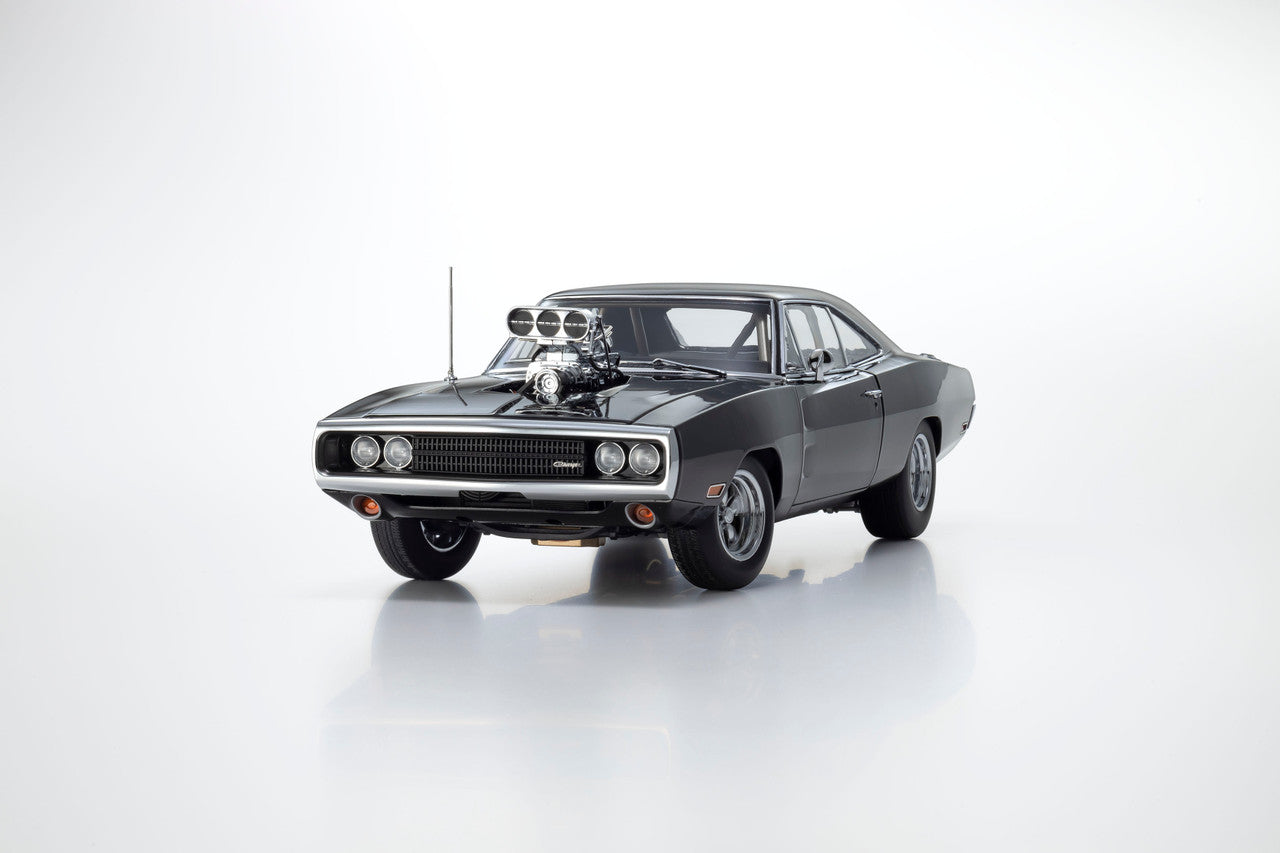 1/18 - Dodge Charger R/T 1970 "Fast & Furious" Black - Kyosho - K08974FF