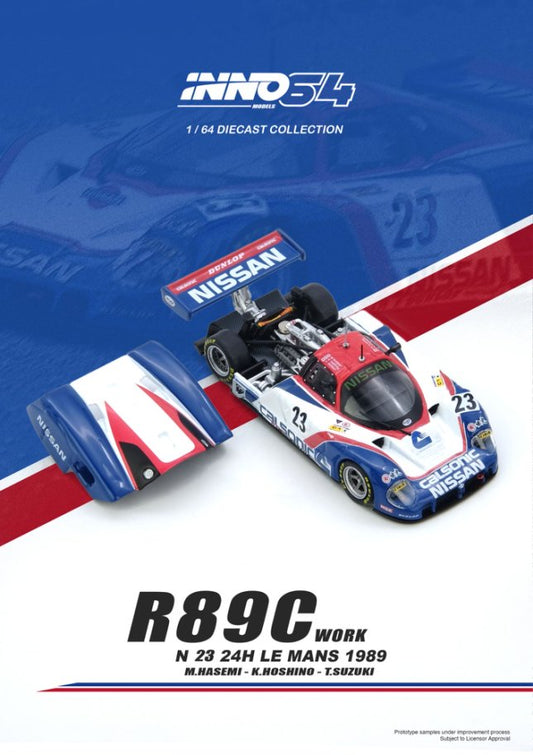 1/64 NISSAN R89C LE MANS 1989 No23 - Inno64 - IN64-R89C-89LM23