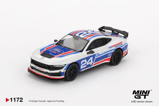 1/64 FORD MUSTANG DARK HORSE NO.24 FORD PERFORMANCE RACING SCHOOL  - MiniGT - MGT011172