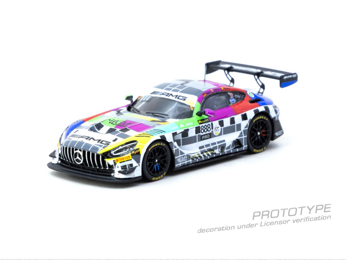 1/64 Mercedes-AMG GT3 Bathurst 12h 2025 GruppeM Racing Maro Engel / Mikaël Grenier / Maxime Martin - Tarmac Models - T64-062-25BH888