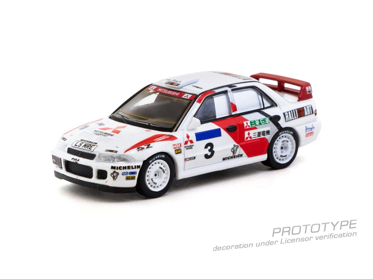 1/64 - Mitsubishi Lancer Evolution II Hong Kong Beijing Rally 1994 K. Eriksson / S. Parmander - TARMAC - T64G-049-94HKBR03