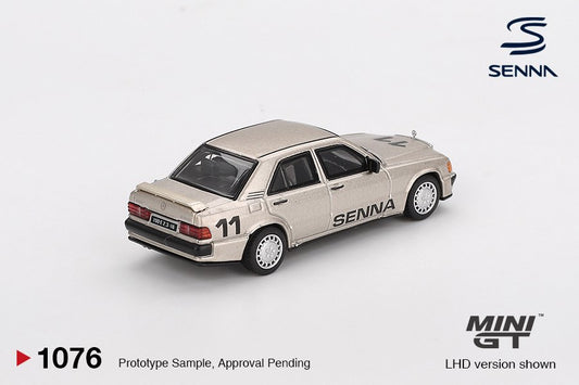 1/64 MERCEDES-BENZ 190 E 2.3-16 NO.11 AYRTON SENNA 1984 NURBURGRING RACE OF CHAMPIONS WITH FIGURE - MGT01076