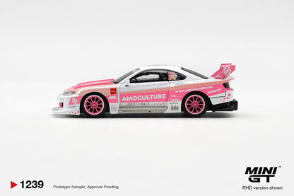 1/64 NISSAN SILVIA (S15) LB-SUPER SILHOUETTE AMOCULTURE - Mini GT - MGT01239
