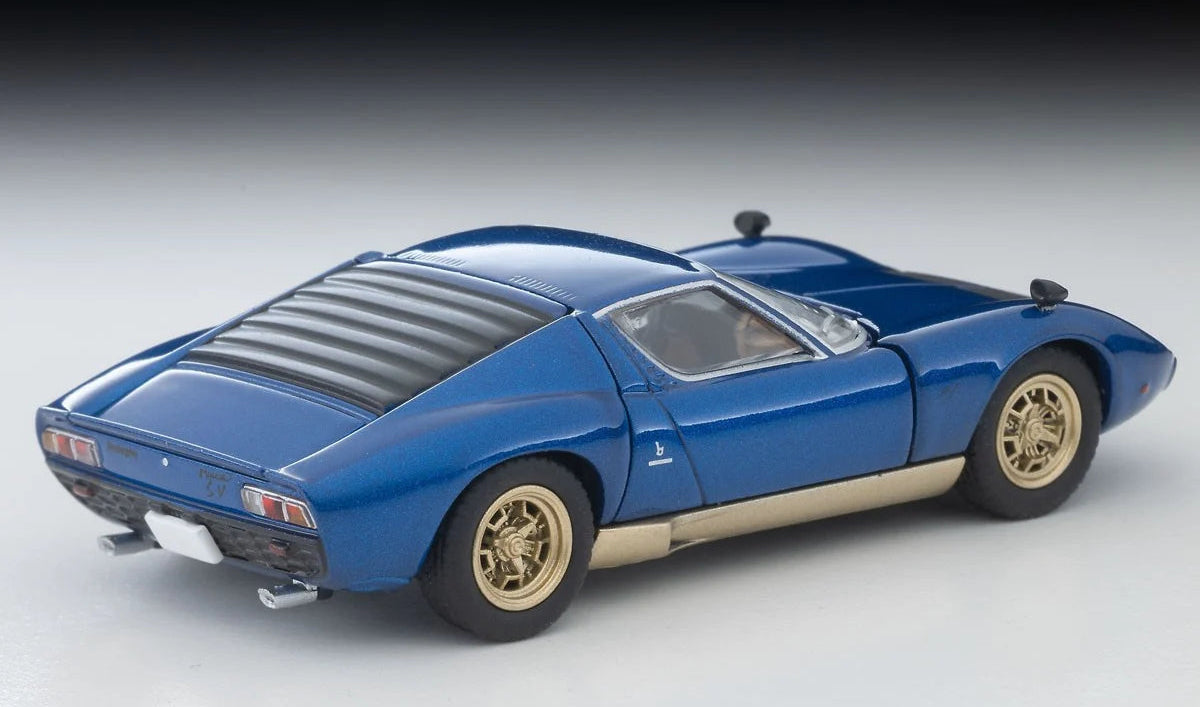 1/64 Lamborghini Miura SV, blue metallic - Tomica Limited Vintage - TLV-Miura