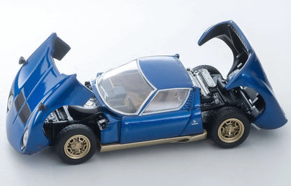 1/64 Lamborghini Miura SV, blue metallic - Tomica Limited Vintage - TLV-Miura