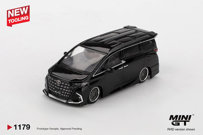 1/64 TOYOTA ALPHARD 40 KUHL BLACK  - MiniGT - MGT01179