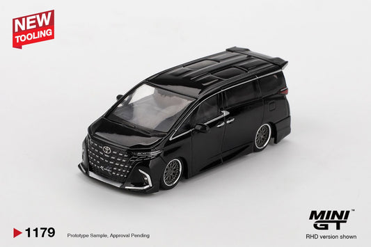1/64 TOYOTA ALPHARD 40 KUHL BLACK  - MiniGT - MGT01179