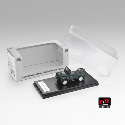 1/64 Land Rover Defender V8 - LCD Models - 3 colour options **Pre Order**