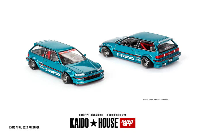 MGTKHMG126 - 1/64 Honda Civic (EF) KAIDO WORKS V1