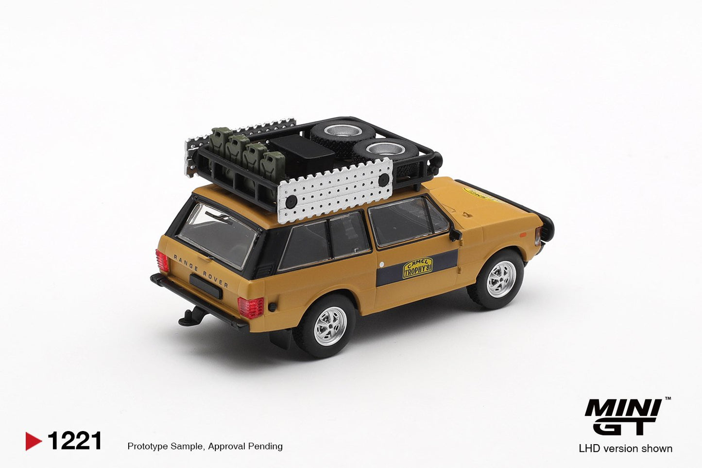 1/64 RANGE ROVER 1981 CAMEL TROPHY SUMATRA K.STOPPA AND A.VALLDORF - Mini GT - MGT01221
