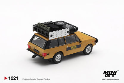 1/64 RANGE ROVER 1981 CAMEL TROPHY SUMATRA K.STOPPA AND A.VALLDORF - Mini GT - MGT01221