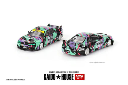 MGTKHMG129 - 1/64 Nissan Skyline GT-R (R33) HKS V1