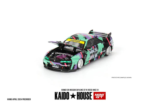 MGTKHMG129 - 1/64 Nissan Skyline GT-R (R33) HKS V1