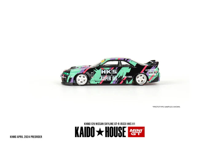 MGTKHMG129 - 1/64 Nissan Skyline GT-R (R33) HKS V1