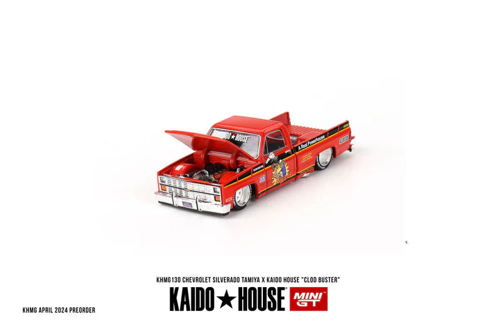 MGTKHMG130 - 1/64 Mini GT Chevrolet Silverado TAMIYA x KAIDO HOUSE "CLOD BUSTER"