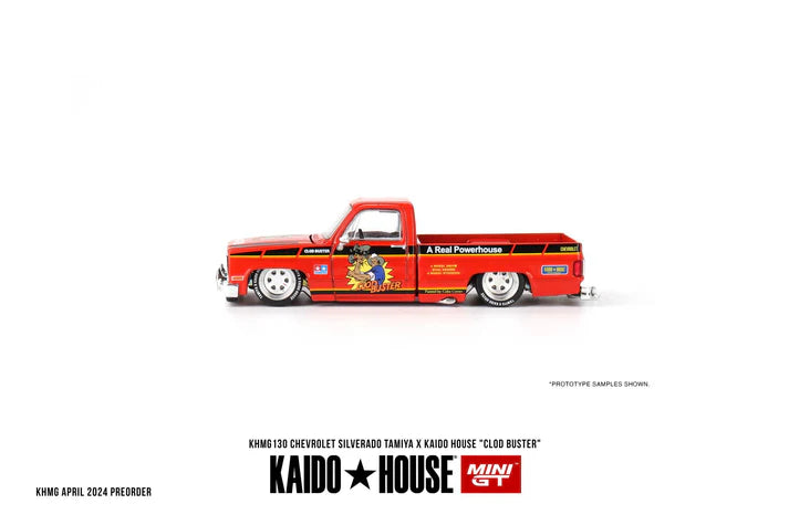 MGTKHMG130 - 1/64 Mini GT Chevrolet Silverado TAMIYA x KAIDO HOUSE "CLOD BUSTER"