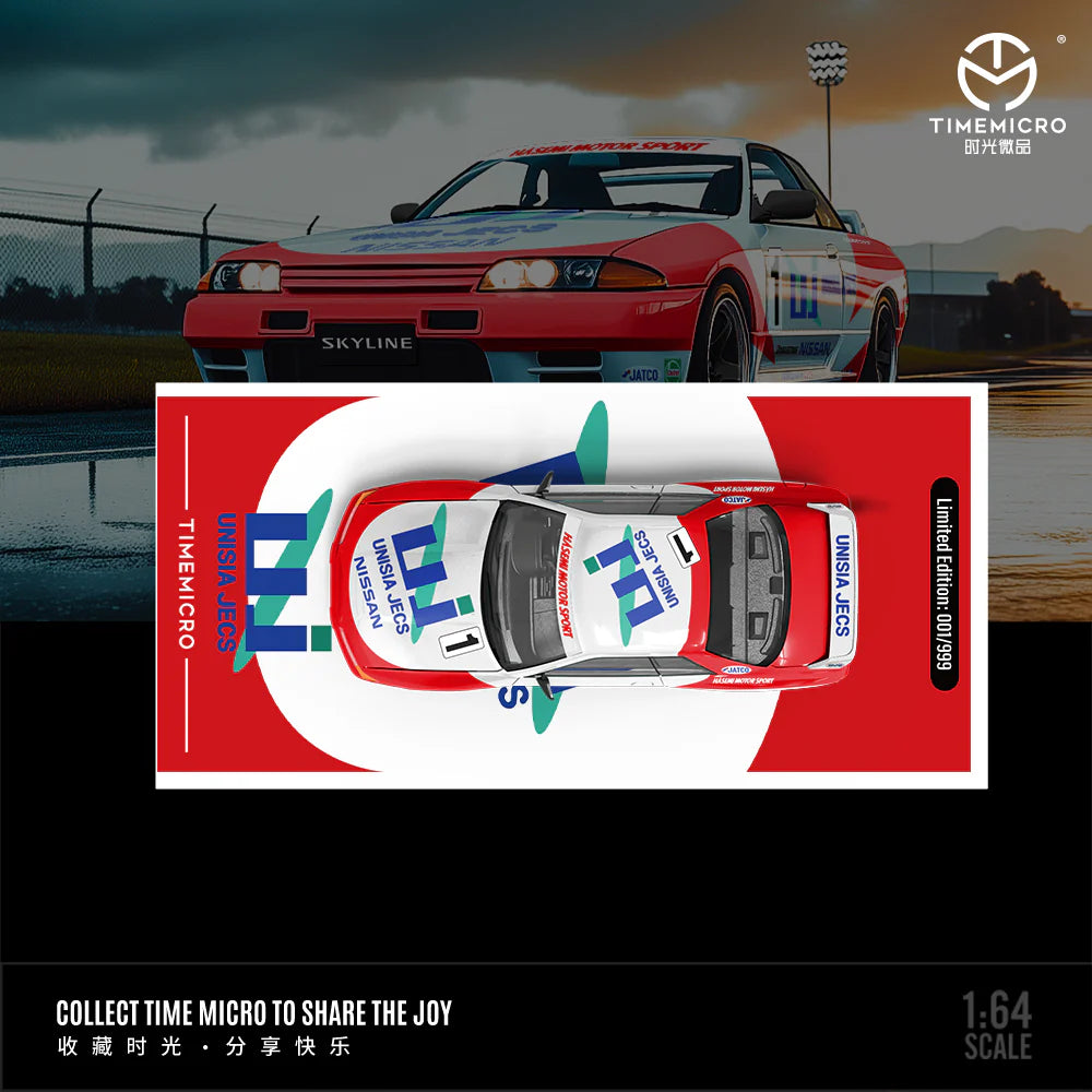 Red R32 Bn Racing Kit 1/64 Nissan GTR R32 Racing Livery (2 Colours) - Time Micro – KRW Models
