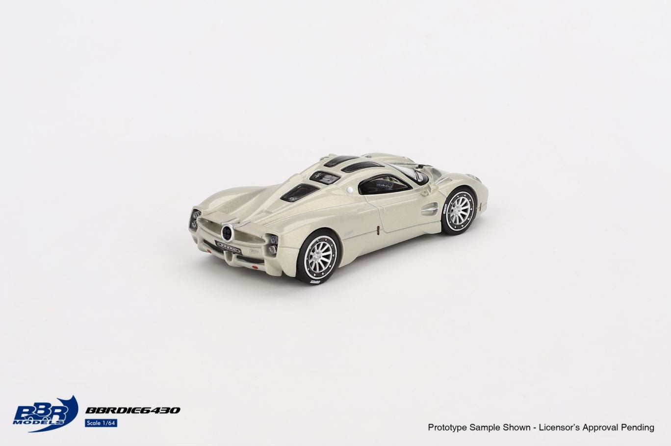 1/64 Pagani Utopia Presentation Grigio Rinascimento - BBRDIE6430