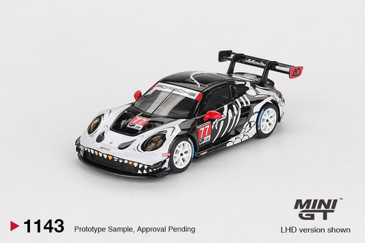 1/64 Porsche 911 GT3 R #77 AO Racing  2025 IMSA  Petit Le Mans  - MGT01143