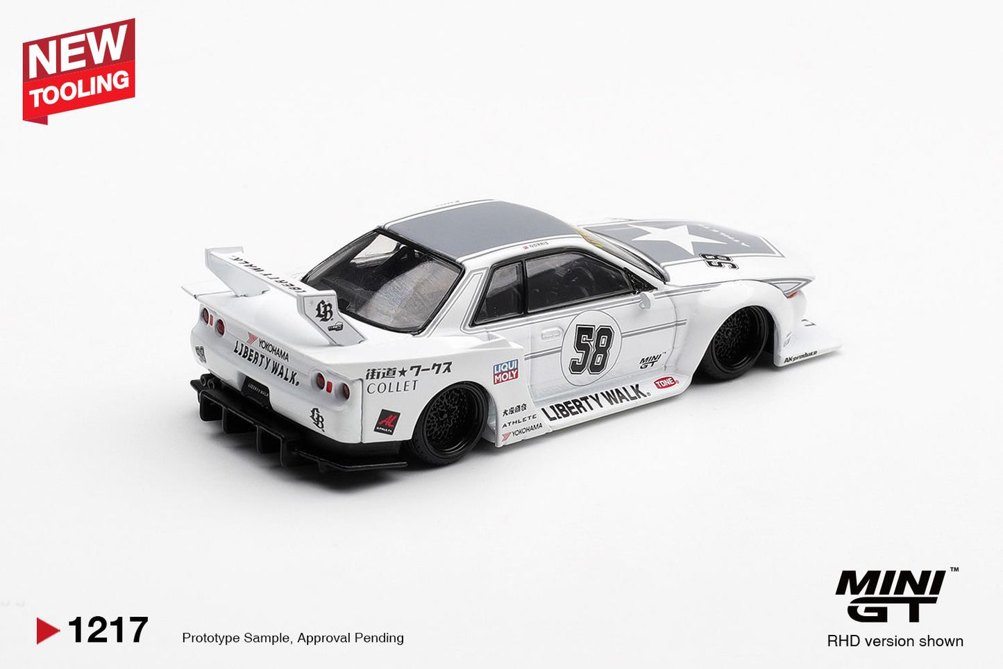 1/64 NISSAN GT-R32 LB-KAIDO WORKS TAS 2025 (RHD) - Mini GT - MGT01217