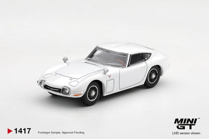 1/64 TOYOTA 2000GT PEGASUS WHITE  - Mini GT - MGT01417  ***Pre Order***