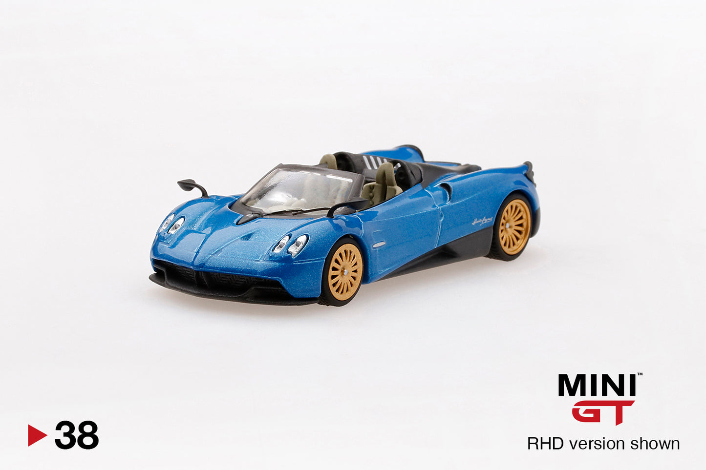 MGT00038 - 1/64 - Pagani Huayra Roadster Blue Francia