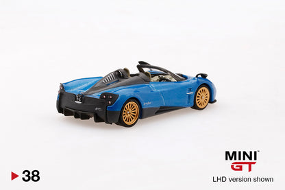 MGT00038 - 1/64 - Pagani Huayra Roadster Blue Francia