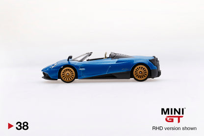 MGT00038 - 1/64 - Pagani Huayra Roadster Blue Francia