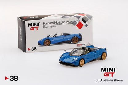 MGT00038 - 1/64 - Pagani Huayra Roadster Blue Francia