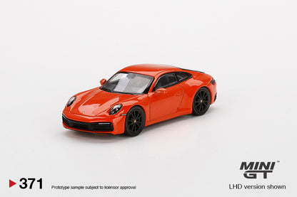 MGT00371 - 1/64 - Porsche 911 (992) Carrera 4S Lava Orange