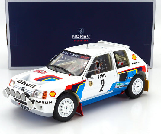 1/18 - PEUGEOT - 205 T16 (night version) N 2 WINNER RALLY MONTECARLO 1985 ARI VATANEN - TERRY HARRYMAN - Norev 184864