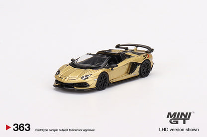 1/64 - Lamborghini Aventador SVJ Roadster Oro Elios - MiniGT - MGT00363-R