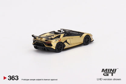 1/64 - Lamborghini Aventador SVJ Roadster Oro Elios - MiniGT - MGT00363-R
