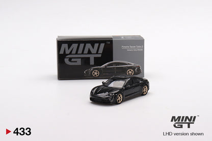 MGT00433L- 1/64 - Porsche Taycan Turbo S Volcano Grey Metallic