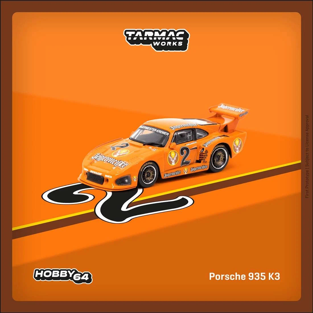 1/64 - Porsche 935 K3 DRM 1980, orange - TC-T64-079-80DRM02