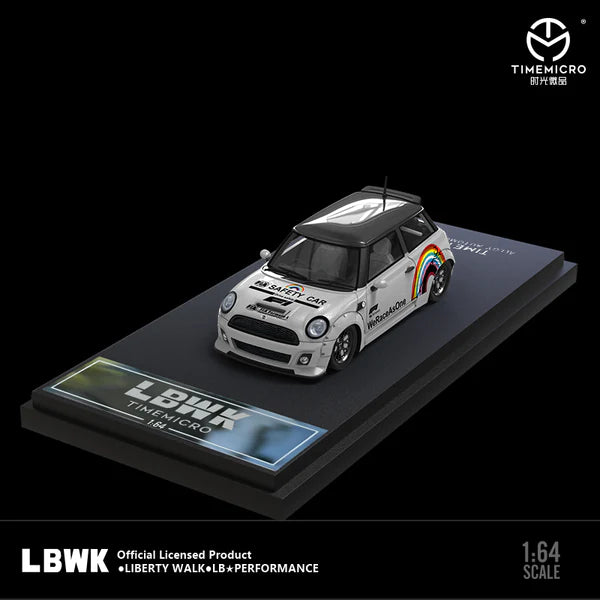 1/64 Mini Cooper Safety Car Rainbow Edition - Time Micro - TM643621