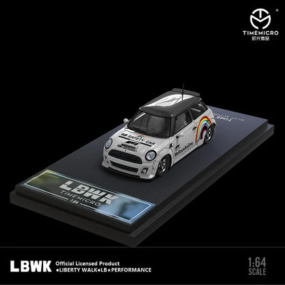 1/64 Mini Cooper Safety Car Rainbow Edition - Time Micro - TM643621