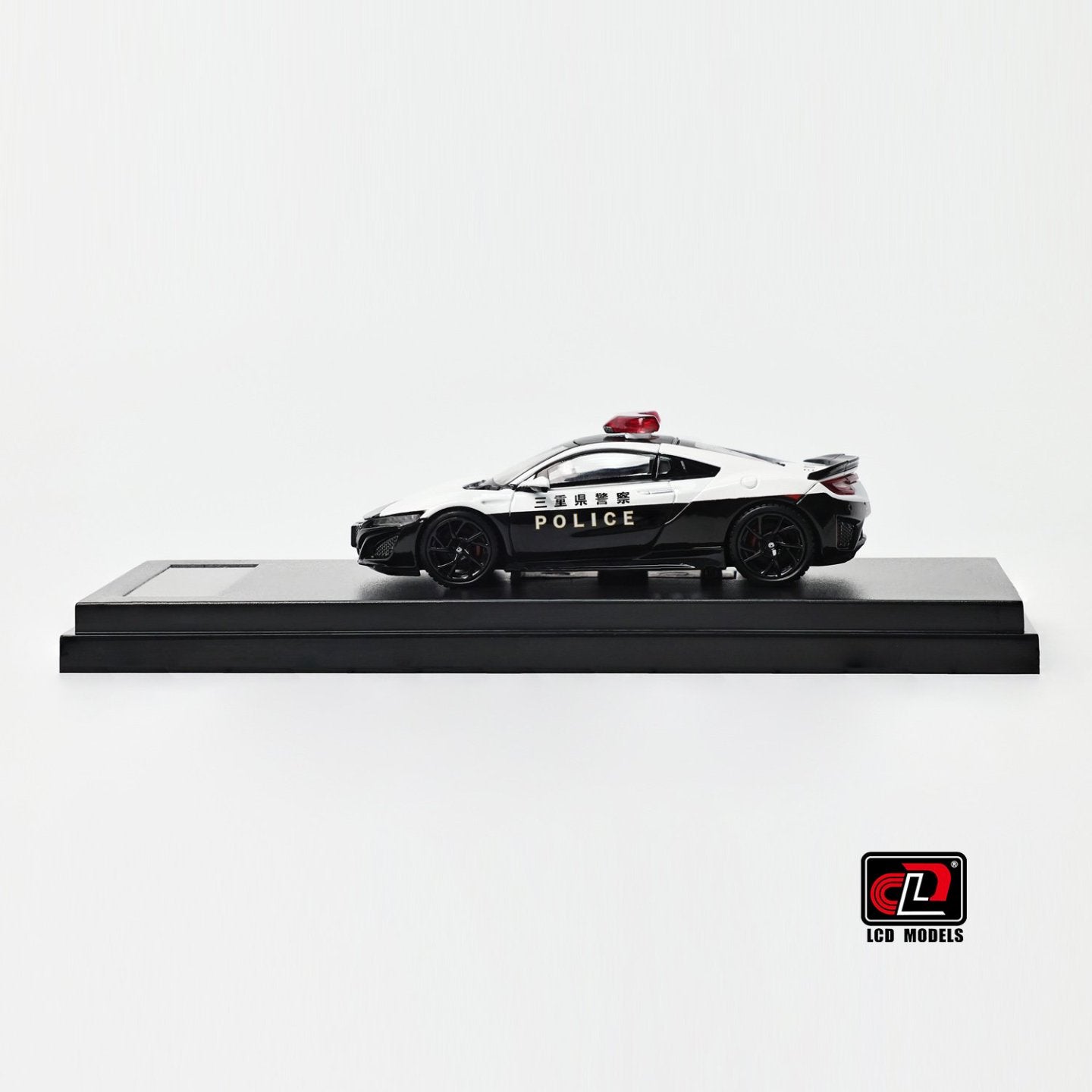 1/64 Honda NSX Police - LCD Models - LM64001-BW