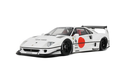 1/18 2023 LB-Works F40 Resin Series, white/red GT Spirit