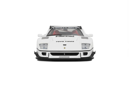 1/18 2023 LB-Works F40 Resin Series, white/red GT Spirit