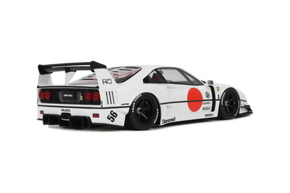 1/18 2023 LB-Works F40 Resin Series, white/red GT Spirit