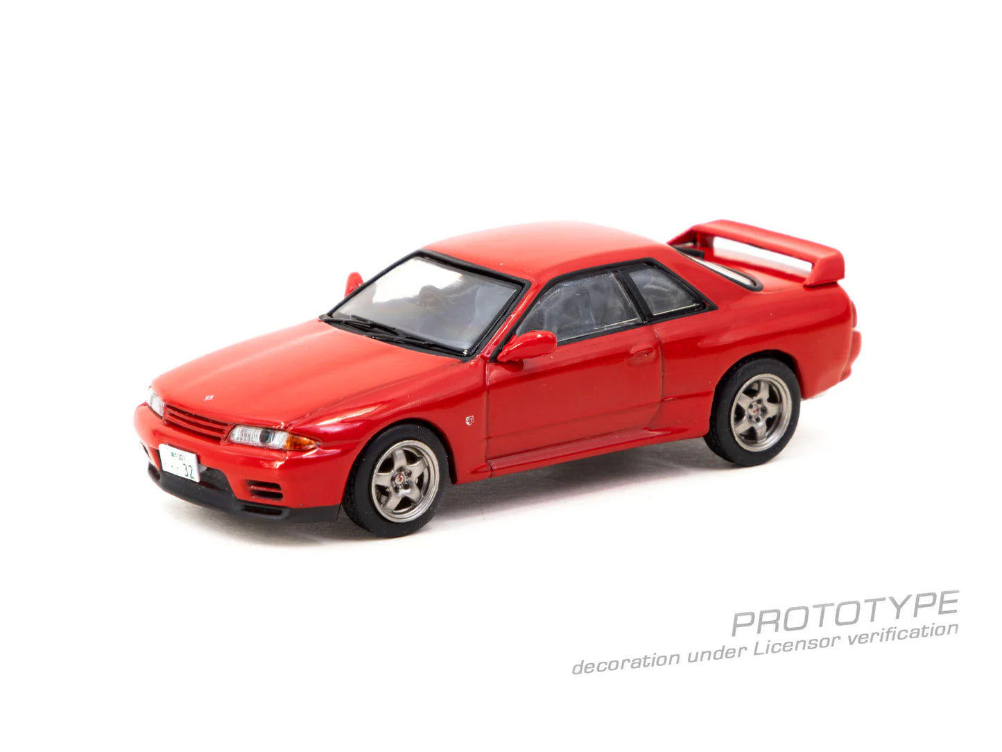 1/64 NISSAN SKYLINE GT-R (BNR32) RED JC64-008-RD - Tarmac Models