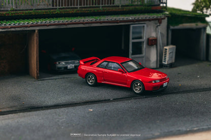 1/64 NISSAN SKYLINE GT-R (BNR32) RED JC64-008-RD - Tarmac Models