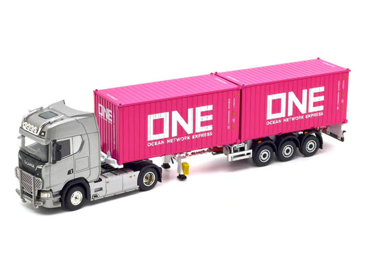 1/64 - Scania 730S with Two 20 Ft ONE Trailer - Unique Model