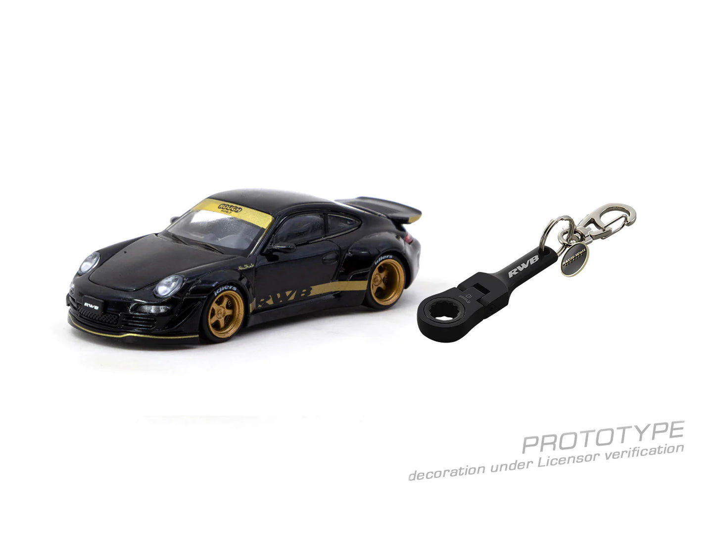 1:64 RWB 997 - BLACK - Tarmac Models - TC-T64-TL057-BK-Bundle