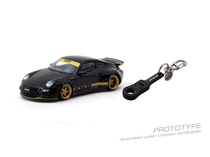 1:64 RWB 997 - BLACK - Tarmac Models - TC-T64-TL057-BK-Bundle