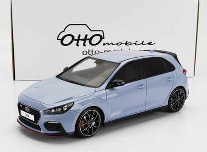 1/18 2017 Hyundai I30 N, light blue - OTT425