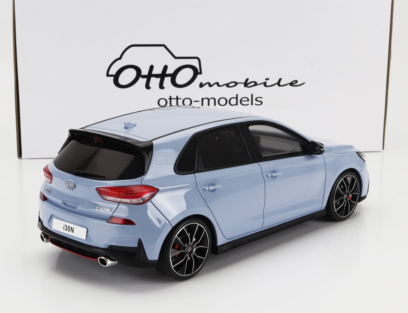 1/18 2017 Hyundai I30 N, light blue - OTT425